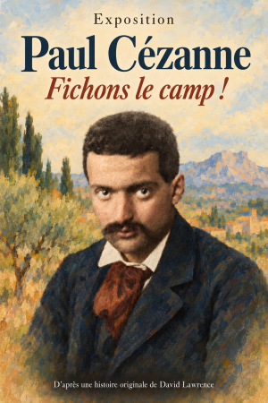 Affiche Paul Cézanne, Fichons le camp !
